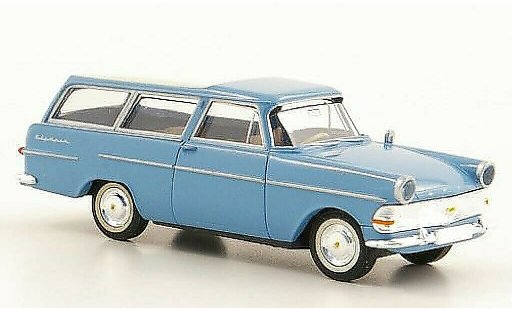 Opel Rekord P2 1/87 Brekina PII Caravan blu/bianco modellini auto