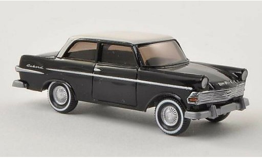 Opel Rekord P2 1/87 Wiking nero/elfenbein 1960 modellini auto