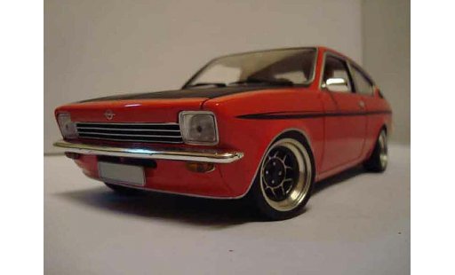 Opel Kadett C coupe 1/18 Minichamps sr 1976 rosso modellini auto
