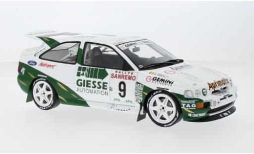Ford Escort 1/18 Ottomobile RS Cosworth No.9 Giesse Group Rallye WM Rallye San Remo 1994 1:18 modellino in miniatura