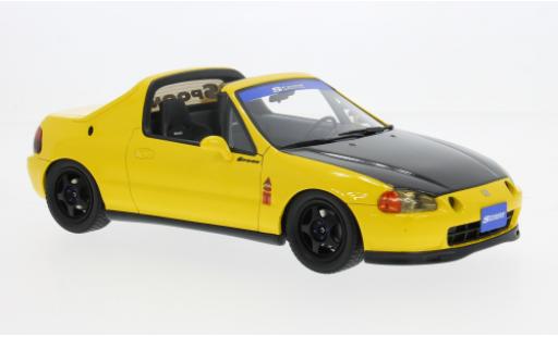 Honda Civic 1/18 Ottomobile Del Sol gelb/schwarz 1996 1:18 modellino in miniatura