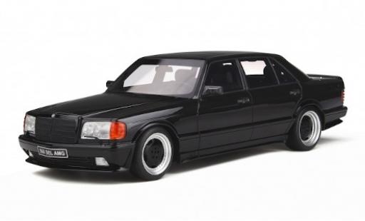Mercedes 560 1/18 Ottomobile 6.0 SEL AMG (W126) metallico nero modellino in miniatura