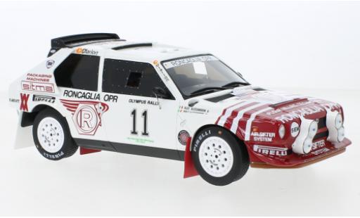 Lancia Delta 1/18 Ottomobile S4 No.11 Rallye WM Olympus Rallye 1986 modellino in miniatura