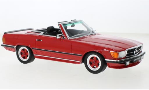 Mercedes 500 1/18 Ottomobile SL (R107) AMG rosso 1986 modellino in miniatura