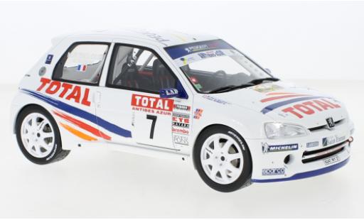 Peugeot 106 1/18 Ottomobile Maxi No.7 Rallye Antibes 2000 modellino in miniatura