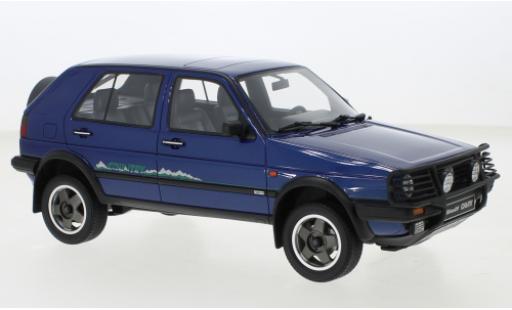 Volkswagen Golf 1/18 Ottomobile II Country metallise blu 1990 modellino in miniatura