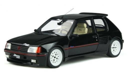 Peugeot 205 1/18 Ottomobile Dimma Design nero/Dekor 1989 modellino in miniatura