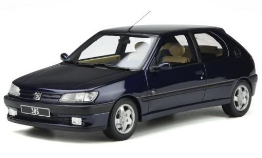 Peugeot 306 1/18 Ottomobile Eden Park metallico blu 1995 modellino in miniatura