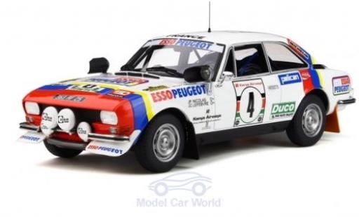 Peugeot 504 1/18 Ottomobile Gr.4 Coupe V6 No.4 Rallye WM Safari Rallye 1978 J.P.Nicolas/J.C.Lefebvre modellino in miniatura