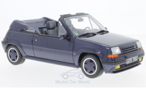Renault 5 1/18 Ottomobile GT Turbo Cabriolet by EBS metallico blu 1990 modellino in miniatura