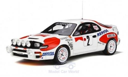 Toyota Celica 1/18 Ottomobile ST185 No.2 Rallye WM Rallye Monte Carlo 1992 C.Sainz/L.Moya modellino in miniatura
