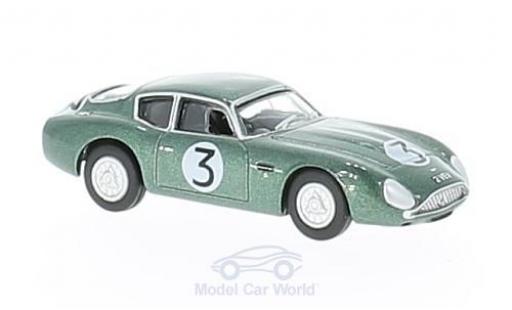 Aston Martin DB4 GT 1/76 Oxford GT Zagato No.3 Goodwood 2 VEV J.Clark modellino in miniatura