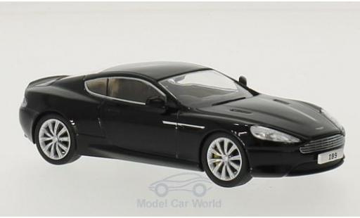 Aston Martin DB9 1/43 Oxford Coupe nero RHD modellino in miniatura