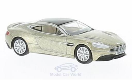 Aston Martin Vanquish 1/76 Oxford Coupe bronze RHD modellino in miniatura
