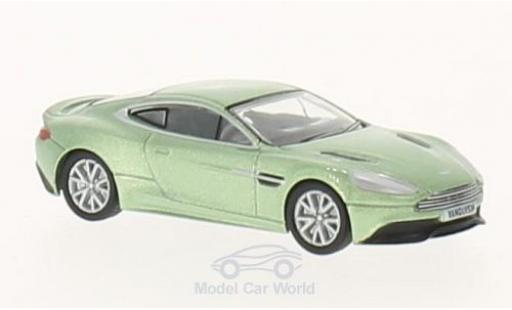 Aston Martin Vanquish 1/76 Oxford metallico verde RHD modellino in miniatura
