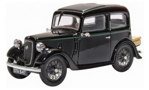 Austin 7 1/43 Oxford Ruby Saloon nero RHD modellino in miniatura