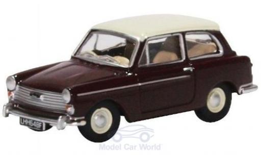 Austin A40 1/76 Oxford MKII rosso/beige modellino in miniatura