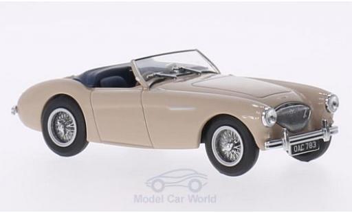 Austin Healey 100 1/43 Oxford BN1 beige RHD modellino in miniatura