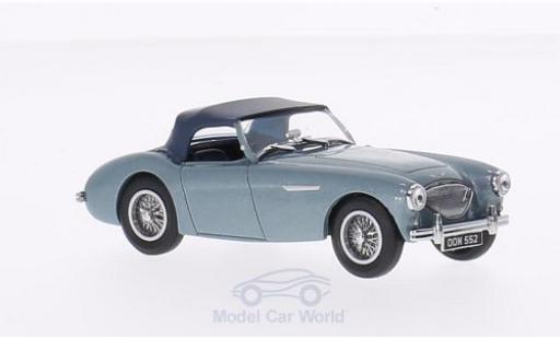 Austin Healey 100 1/43 Oxford BN1 metallico blu/blu RHD modellino in miniatura
