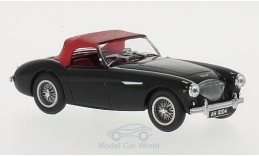 Austin Healey 100 1/43 Oxford BN1 nero/rosso RHD modellino in miniatura
