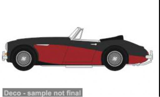 Austin Healey 3000 1/76 Oxford schwarz/rot 1:76 modellino in miniatura