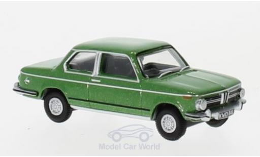 Bmw 2002 1/76 Oxford metallico verde modellino in miniatura