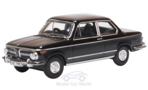 Bmw 2002 1/76 Oxford nero modellino in miniatura