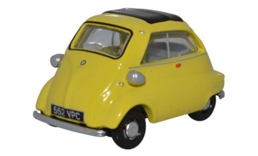 Bmw Isetta 1/76 Oxford giallo modellino in miniatura