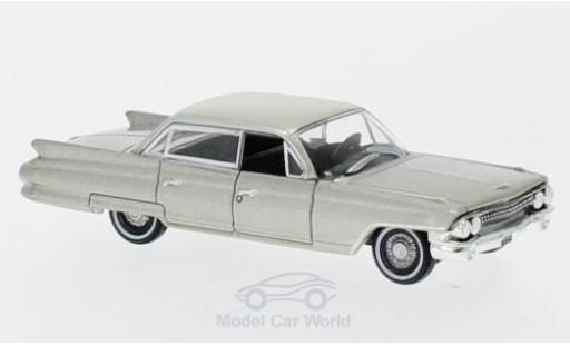 Cadillac Sedan 1/87 Oxford Deville metallico beige 1961 modellino in miniatura