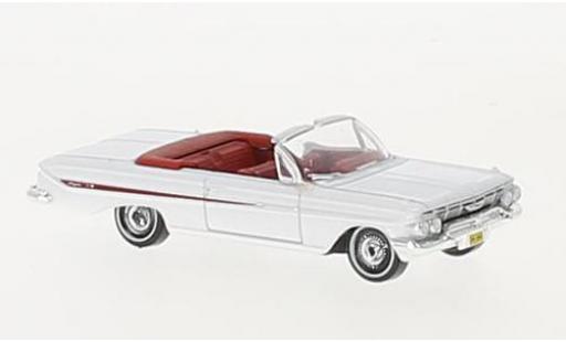 Chevrolet Impala 1/87 Oxford Convertibile bianco/rosso 1961 modellino in miniatura