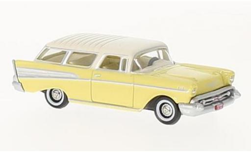 Chevrolet Nomad 1/87 Oxford giallo/beige 1957 modellino in miniatura