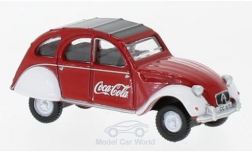 Citroen 2CV 1/76 Oxford RHD Coca Cola modellino in miniatura