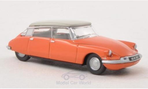 Citroen DS 19 1/76 Oxford 19 orange/grigio modellino in miniatura