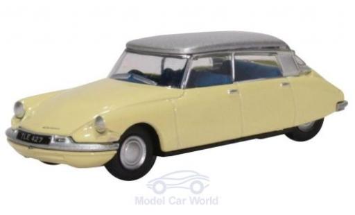 Citroen DS 1/76 Oxford 19 giallo/grigio modellino in miniatura