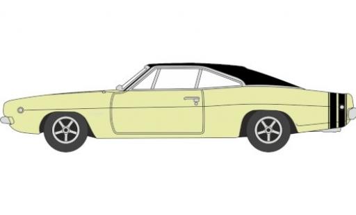 Dodge Charger 1/87 Oxford giallo/nero 1968 modellino in miniatura