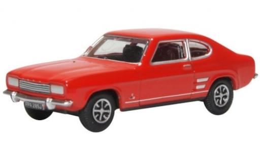 Ford Capri 1/76 Oxford Mk1 rosso RHD 1969 modellino in miniatura