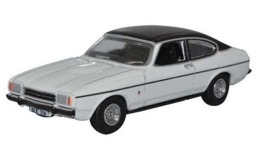 Ford Capri 1/76 Oxford MkII bianco/matt-nero RHD 1974 modellino in miniatura