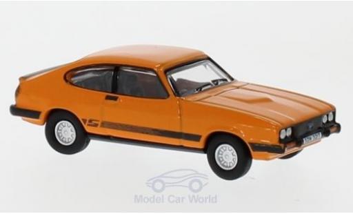 Ford Capri 1/76 Oxford MkIII 3.0S orange modellino in miniatura