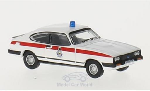 Ford Capri 1/76 Oxford MkIII RHD Merseyside Police modellino in miniatura