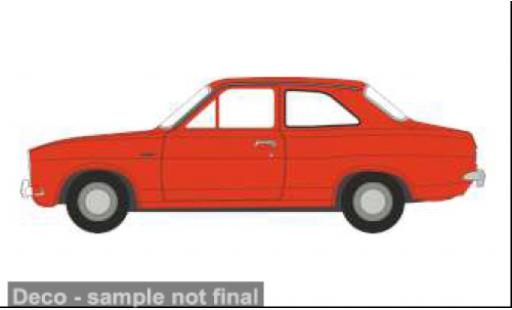 Ford Escort 1/76 Oxford MK I orange 1:76 modellino in miniatura