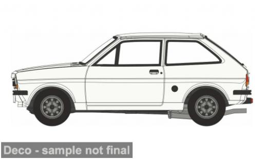 Ford Fiesta 1/76 Oxford MK I weiss 1:76 modellino in miniatura
