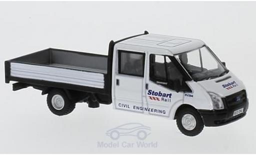 Ford Transit 1/76 Oxford Dropside Stobart Rail modellino in miniatura