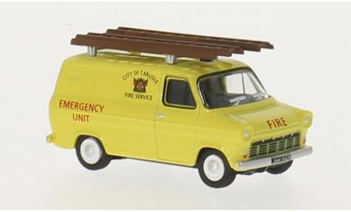 Ford Transit 1/76 Oxford Mk1 RHD City of Carlisle Fire Service modellino in miniatura
