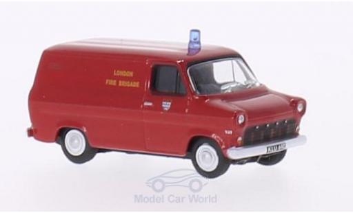 Ford Transit 1/76 Oxford Mk1 RHD London Fire Brigade modellino in miniatura