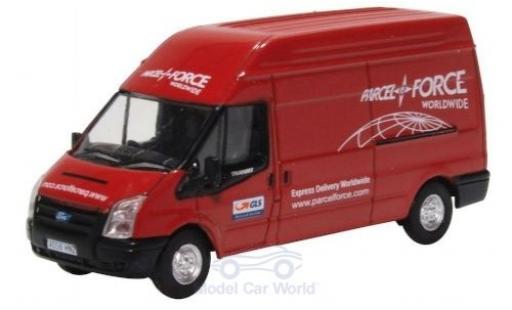 Ford Transit 1/76 Oxford MK5 rosso Parcelforce modellino in miniatura