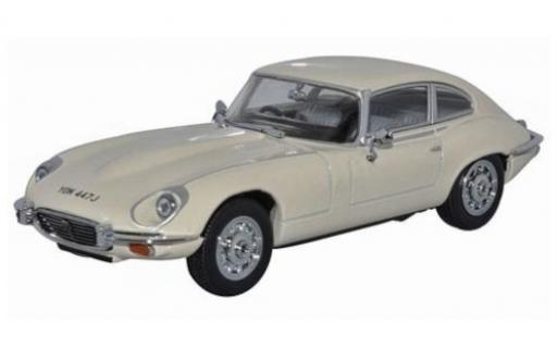 Jaguar E-Type 1/43 Oxford Coupe V12 beige RHD modellino in miniatura