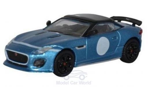 Jaguar F-Type 1/76 Oxford Project 7 metallico blu modellino in miniatura