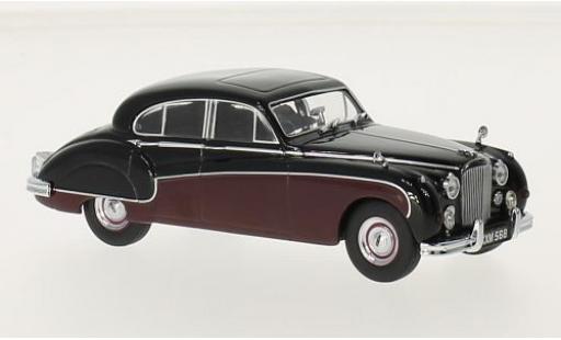 Jaguar MK 1/43 Oxford IX nero/rosso RHD modellino in miniatura