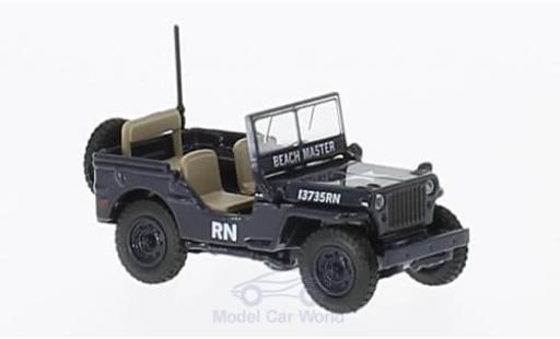Jeep Willys 1/76 Oxford MB Royal Navy modellino in miniatura