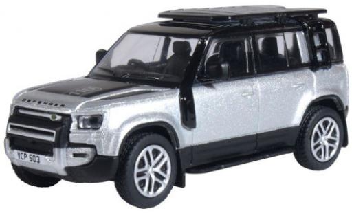 Land Rover Defender 1/76 Oxford 110 (L663) grigio RHD 2020 modellino in miniatura